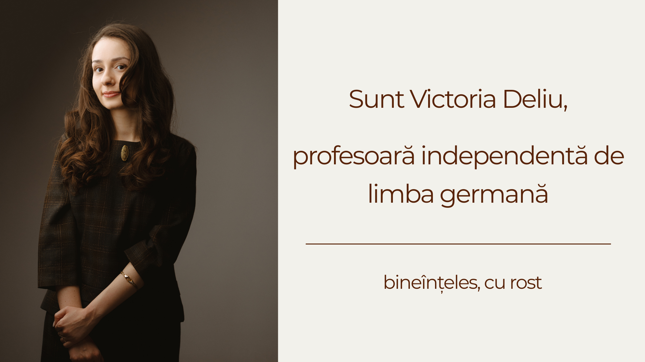 profesoara victoria deliu germana cu rost