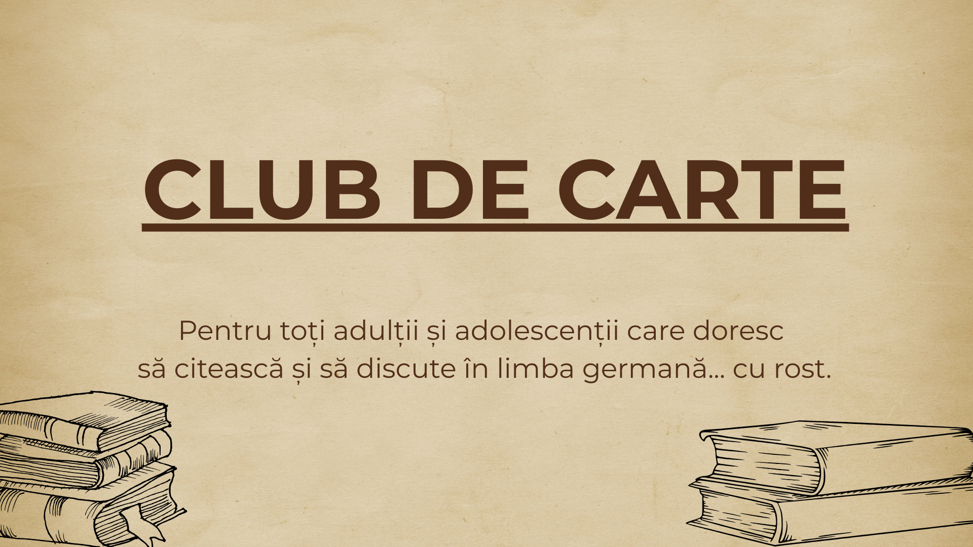 germana cu rost club de carte