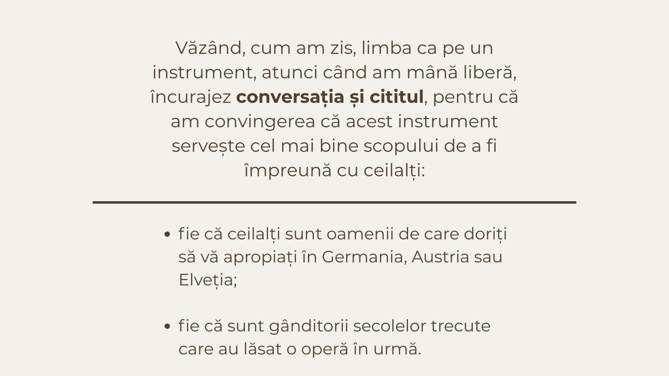 germana cu rost despre mine